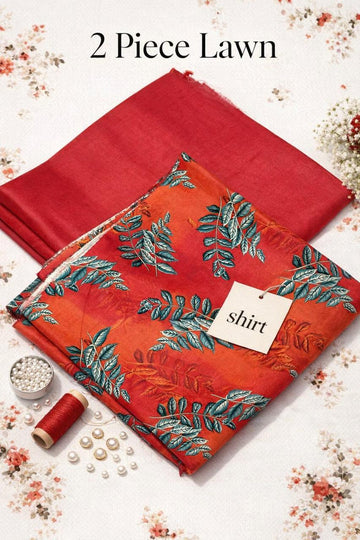 Premium 2-Piece Printed Lawn Suit | Elegant & Comfortable