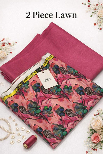 Premium 2-Piece Printed Lawn Suit | Elegant & Comfortable