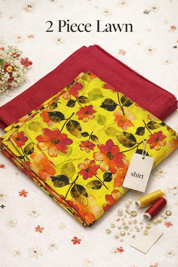 Premium 2-Piece Printed Lawn Suit | Elegant & Comfortable