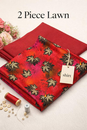 Premium 2-Piece Printed Lawn Suit | Elegant & Comfortable