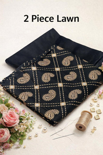 Premium 2-Piece Printed Lawn Suit | Elegant & Comfortable
