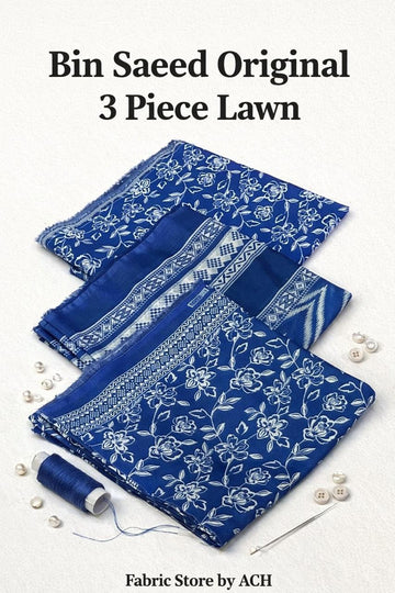 Bin Saeed Original Lawn 3-Piece Suit