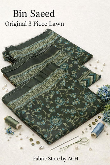Bin Saeed Original Lawn 3-Piece Suit