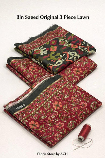 Bin Saeed Original Lawn 3-Piece Suit