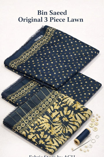 Bin Saeed Original Lawn 3-Piece Suit
