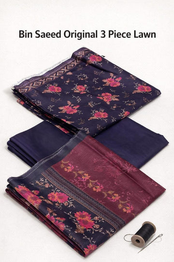 Bin Saeed Original Lawn 3-Piece Suit