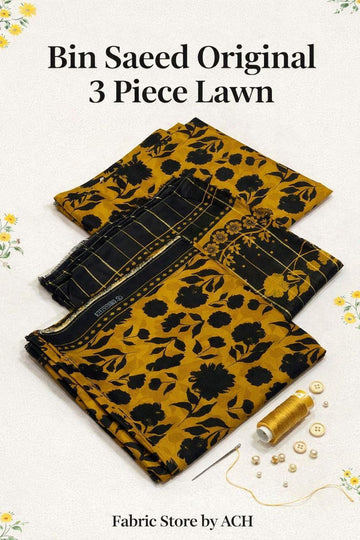 Bin Saeed Original Lawn 3-Piece Suit