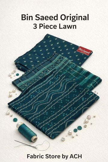 Bin Saeed Original Lawn 3-Piece Suit
